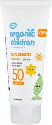 Green People Organic Children SPF50 Sun Cream Lavender
