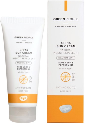 Green People Zonnebrandcrème SPF15 Insect Repellent