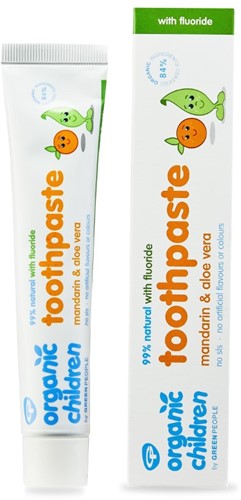 Kids Tandpasta Mandarijn Met Fluoride